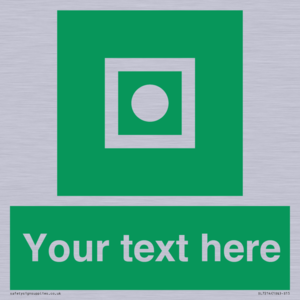 Custom sign safe condition Shipboard general alarm